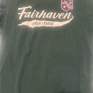 Cotton On Forest Green Graphic Tee with Pink Trim